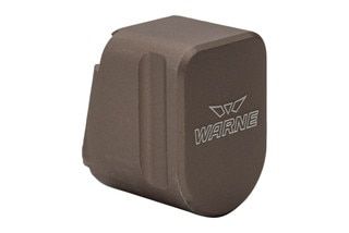 Warne Magazine Extension in Dark Earth Fits S&W M&P 9/40 and adds +5/4 rounds
